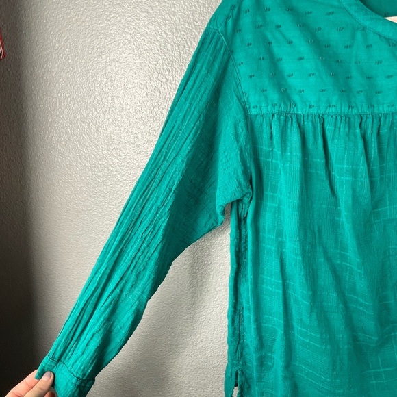 Anthropologie Pilcro The Mila Draped Down Down Long Sleeve Peasant Top Sz XS - Picture 8 of 9